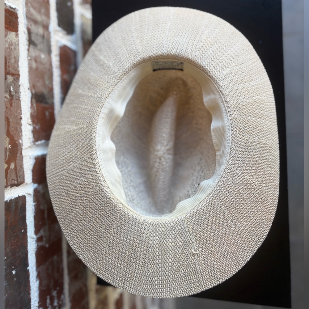 Sun 'N' Sand Beachy Natural Tan Sun Hat Colorful Tribal Band - Picture 10 of 11
